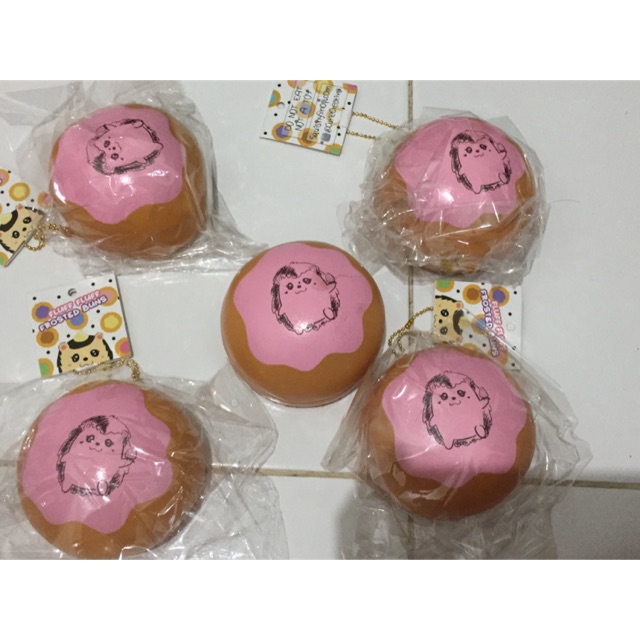 Squishy cutie creative fluff fluff frosted bun buns jumbo lisenced rare original soft slow