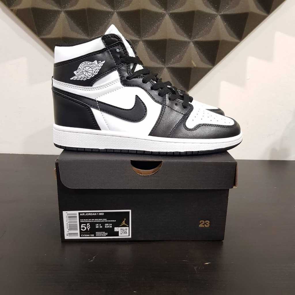 Jordan 1 High Panda Black White original PK unisex