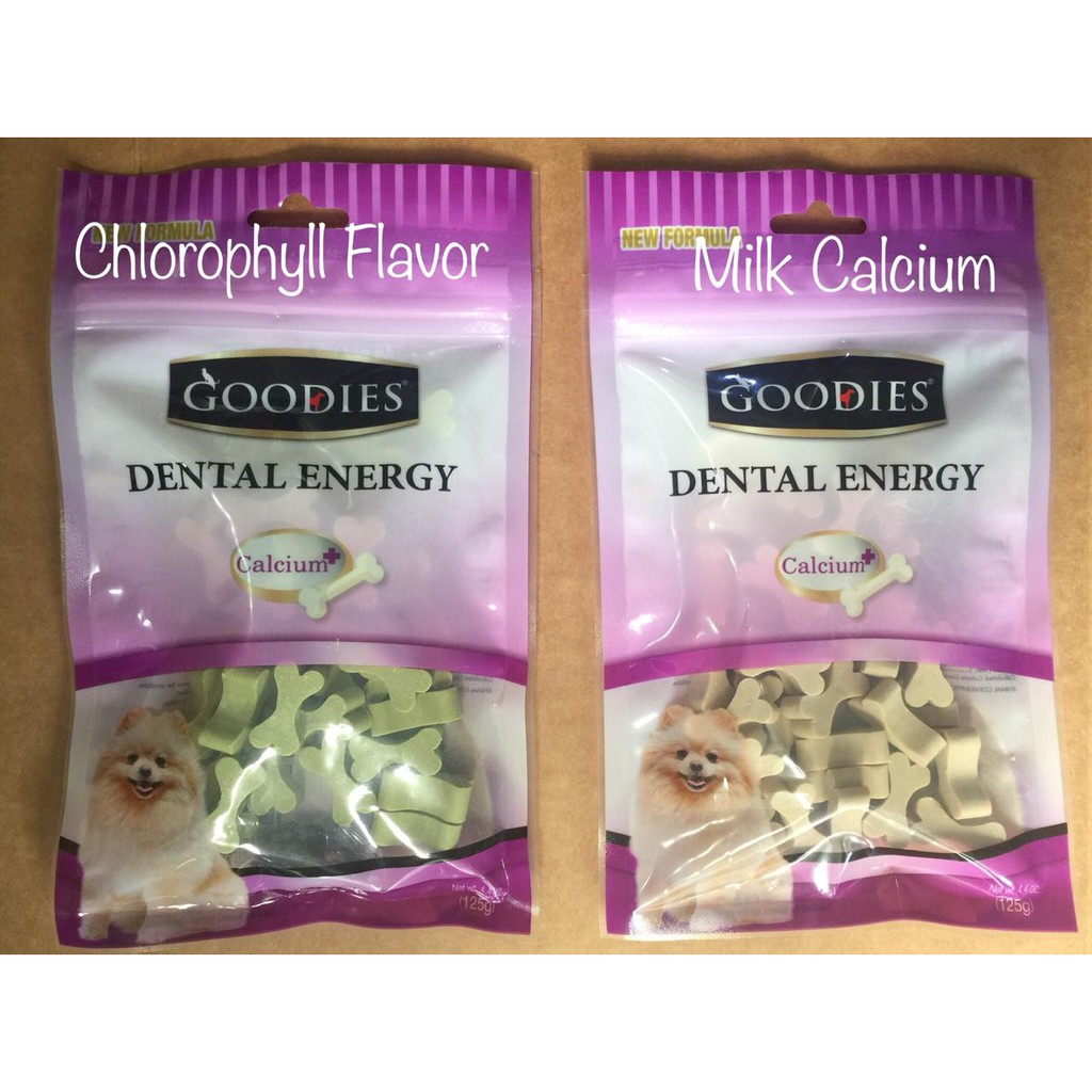 Goodies Dental Energy Treat 125gr Cute Bone