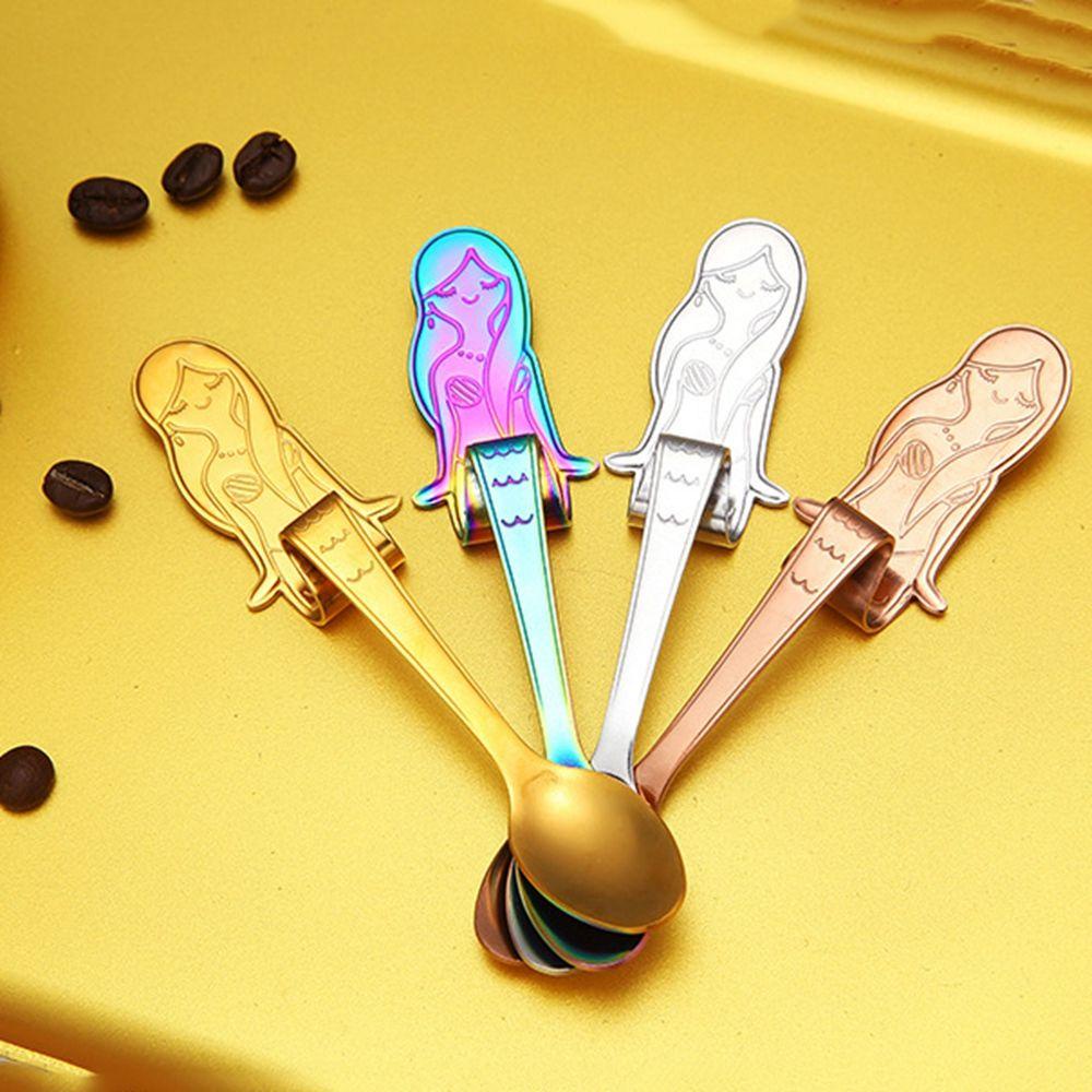 【 ELEGANT 】 Scoops Kue Gadget Sendok Gantung Peralatan Makan Aksesoris Dapur Alat Makan Es Krim/tea /Dessert/ Coffee Ladle