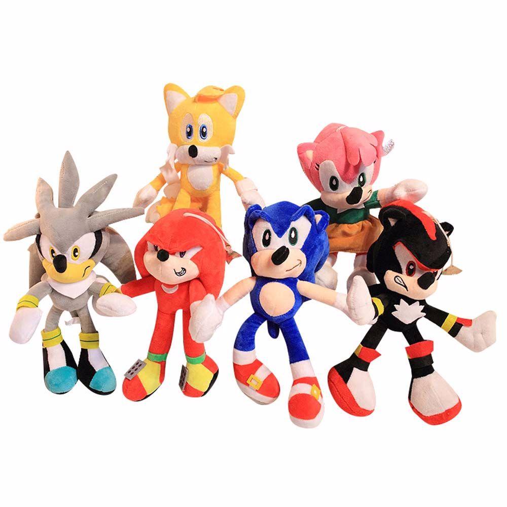 Needway Sonic the Hedgehog 28 cm Anak Hadiah Peluche Hewan Boneka Lembut Boneka Mainan Boneka Mainan Mewah