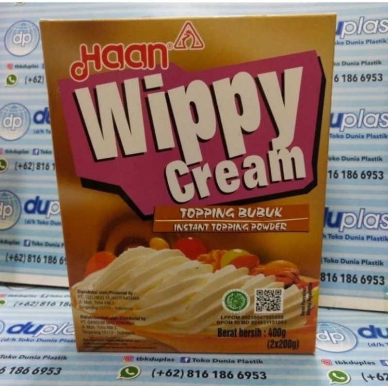 

Haan Wippy Cream Whipped Cream 400 gr