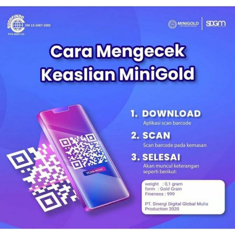 Minigold 0.05 gram Black Series Logam Mulia Bisa Tukar dengan ANTAM | Koin Emas Mini 24 Karat |