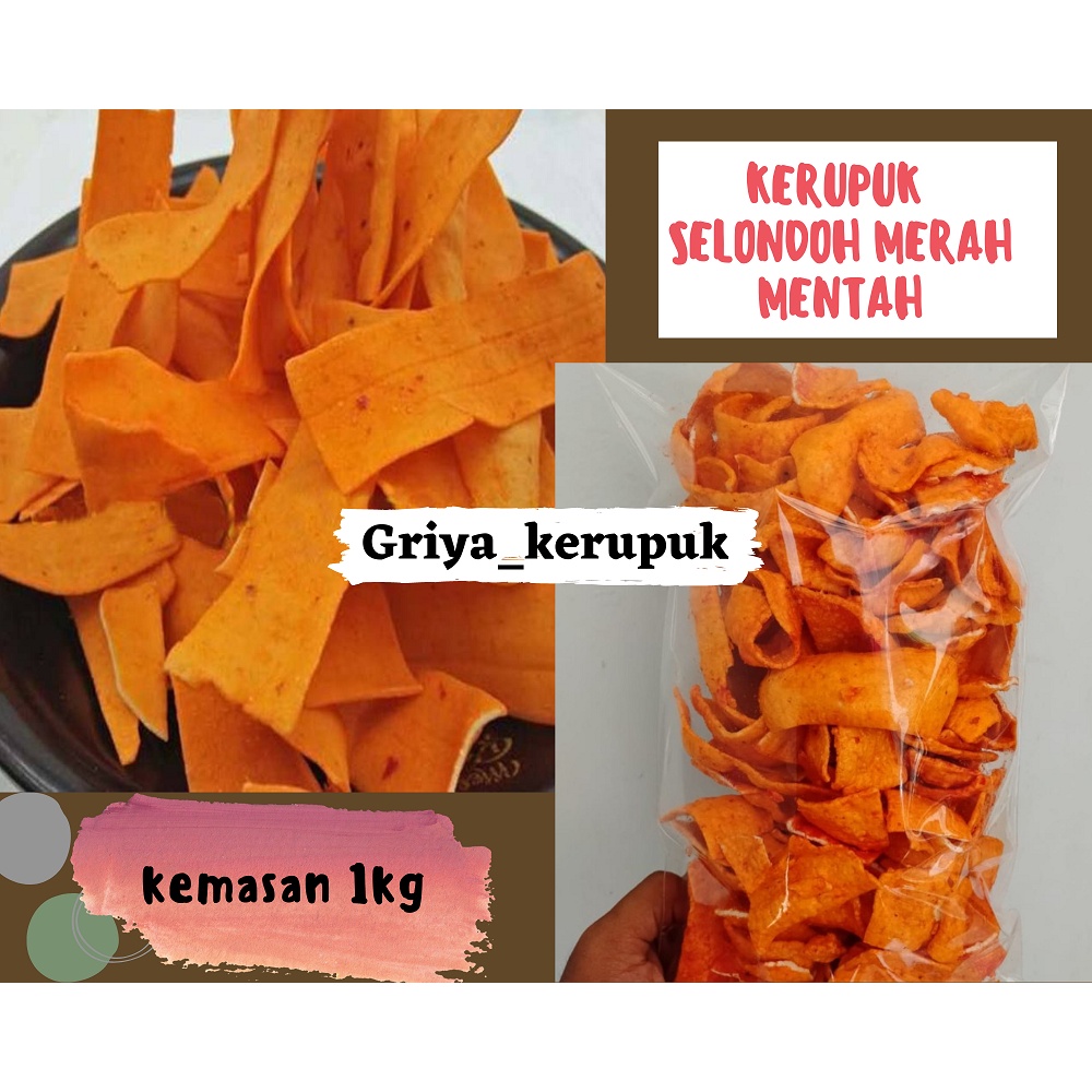 

selondoh merah mentah kemasan 1kg