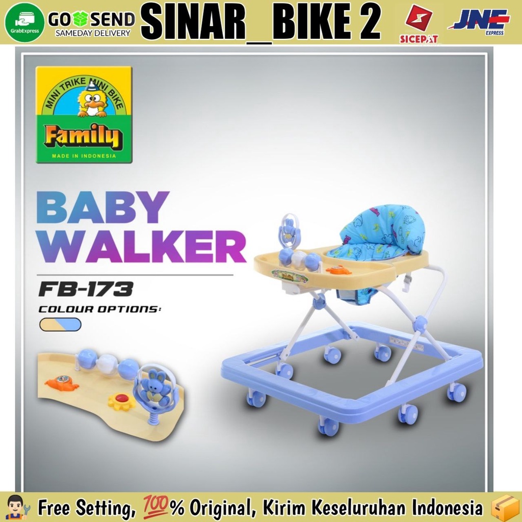 Baby Walker Family FB173 Mainan Bola-Bola &amp; Kura