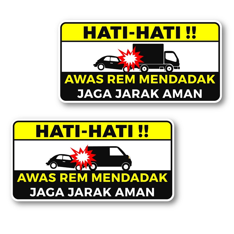 

STIKER JAGA JARAK | STIKER JAGA JARAK AMAN KENDARAAN