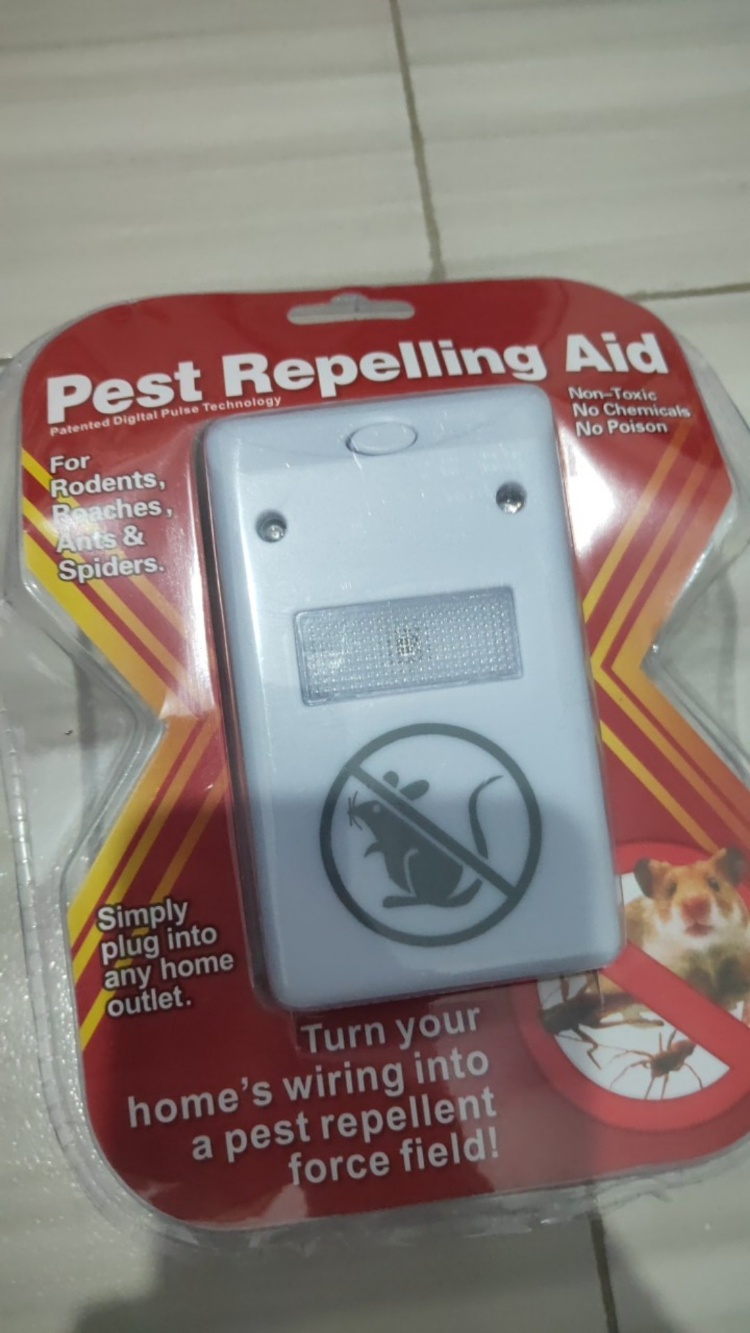 New Alat Pengusir Tikus Riddex Pest Repelling Aid - Putih