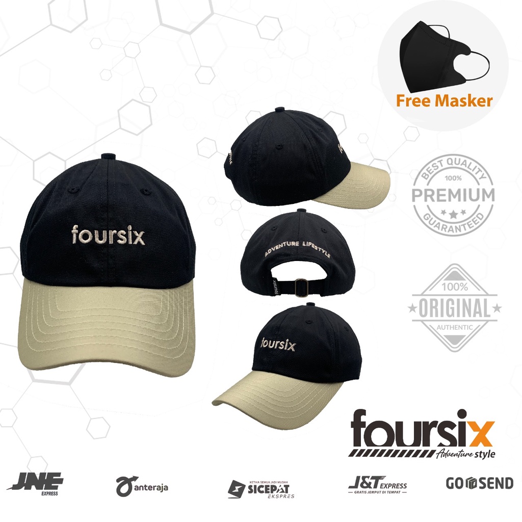 Topi Pria Polo Baseball Bordir Polocaps Original Unisex