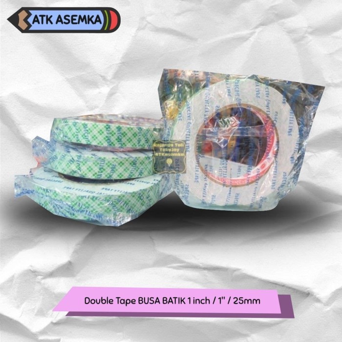 

Double Tape BUSA BATIK 1inch / 1" / 25mm Atk