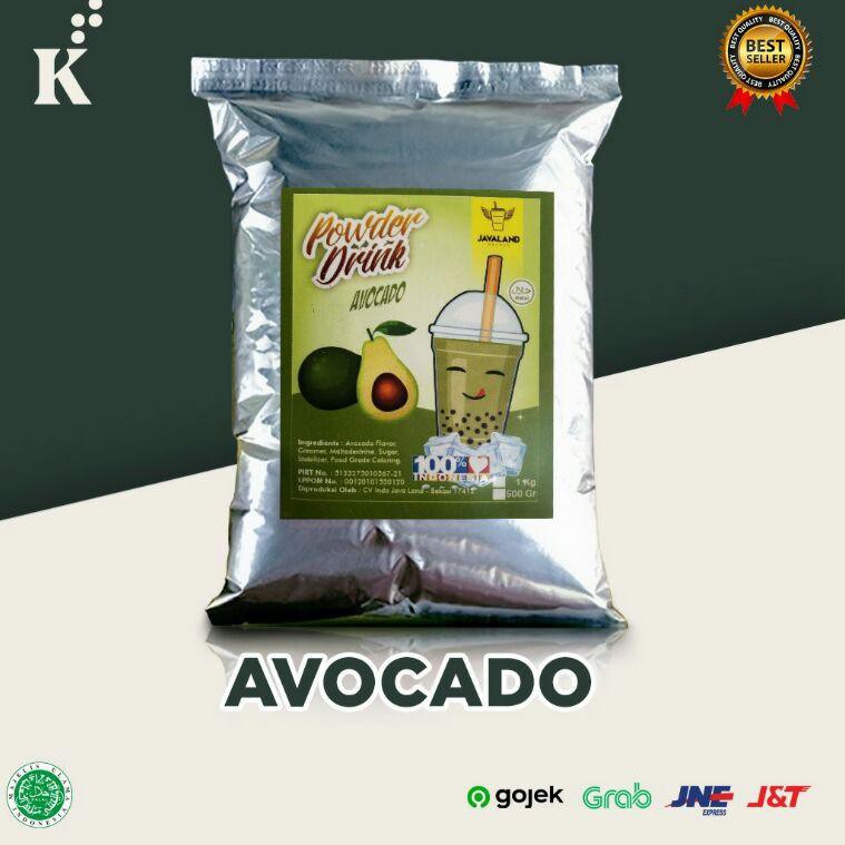 

[Gift] Bubuk Minuman Bubble Powder Drink rasa Alpukat / Avocado ORIGINAL Javaland 1kg