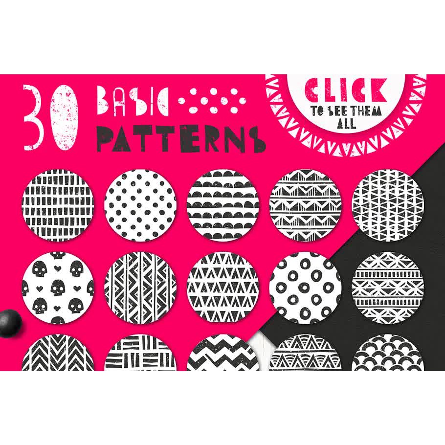 Primitive Patterns Collection - Vector Designs