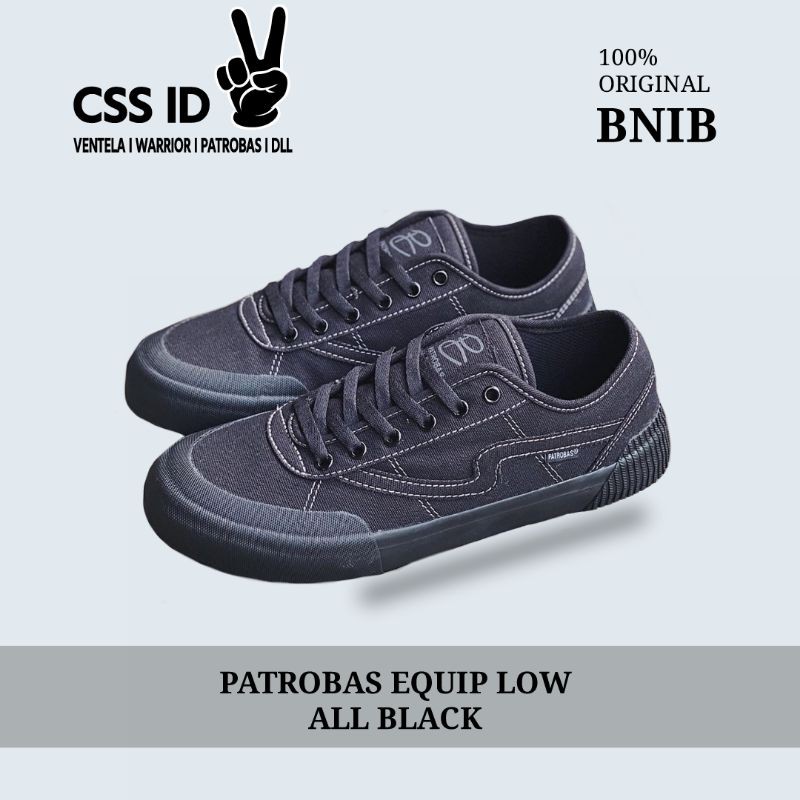 Patrobas Equip All Black Low
