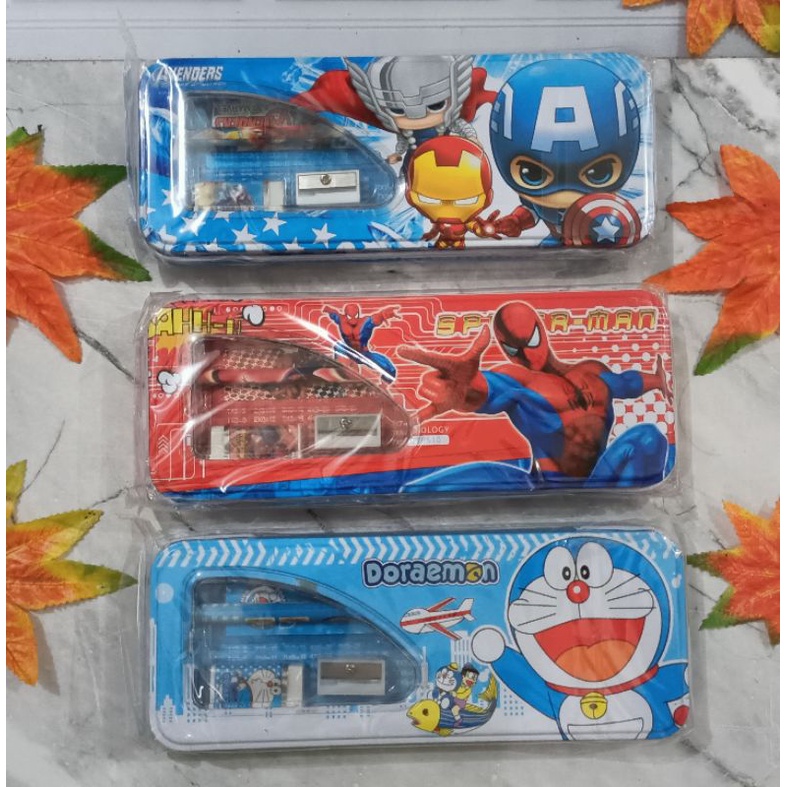 

tempat pensil set, tepak karacter set