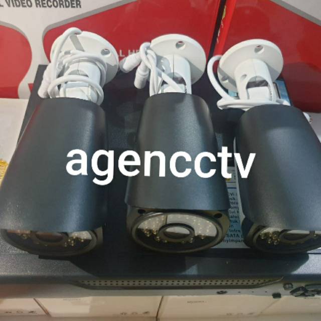 Paket cctv 3kamera outdoor 5mp full hd ic sony anti air