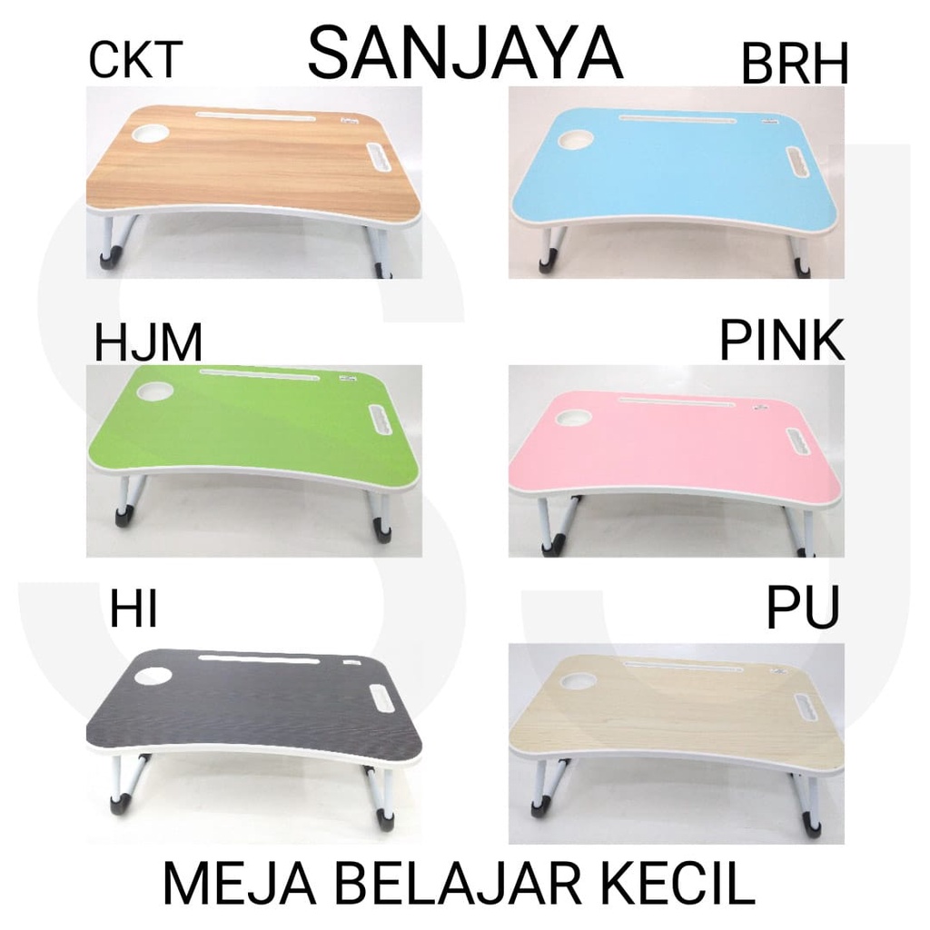 MEJA LIPAT PORTABLE / MEJA ANAK-ANAK / MEJA BELAJAR / MEJA LAPTOP / MEJA LIPAT 60X40