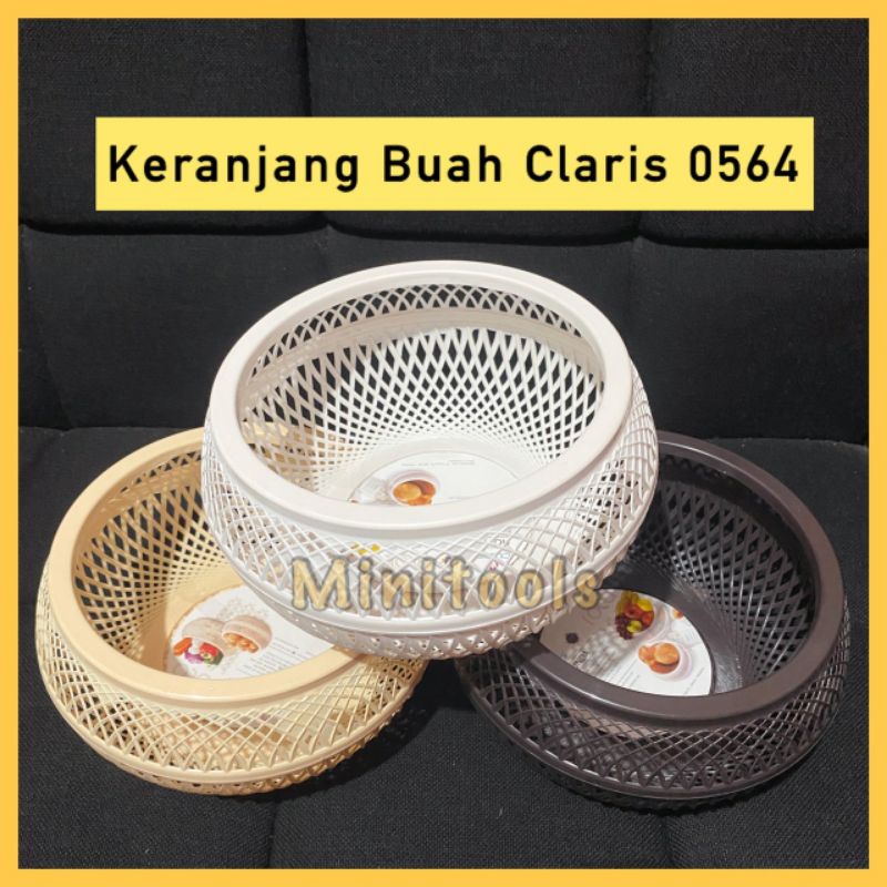 Keranjang Buah Mini Rotan / Keranjang Telur / Keranjang Rotunda Claris 0564