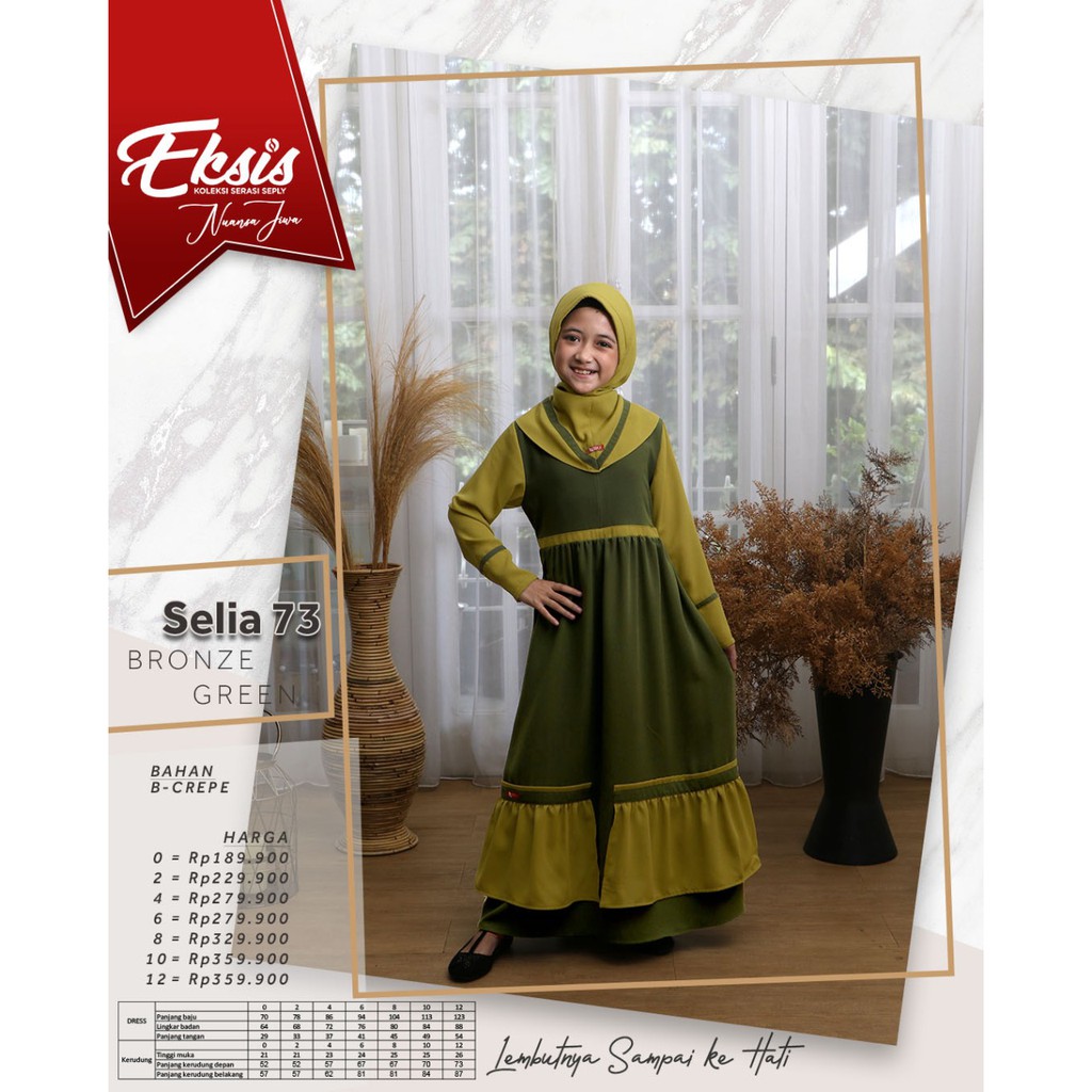 FREE ONGKIR  Sarimbit Seply Eksis 138 Bronze Green