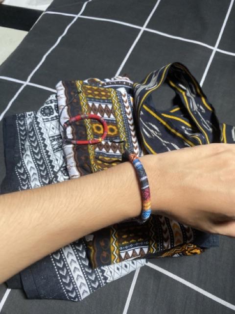 Baju Etnik Kaos Etnik Dashiki Bohemian Style All Size Pria Wanita Putih Cokelat