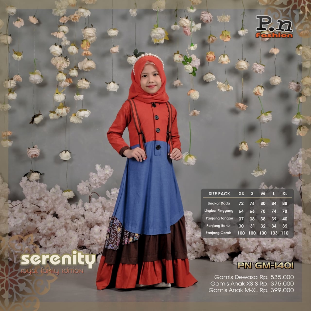 GAMIS ANAK SARIMBIT PN FASHION GM 1401