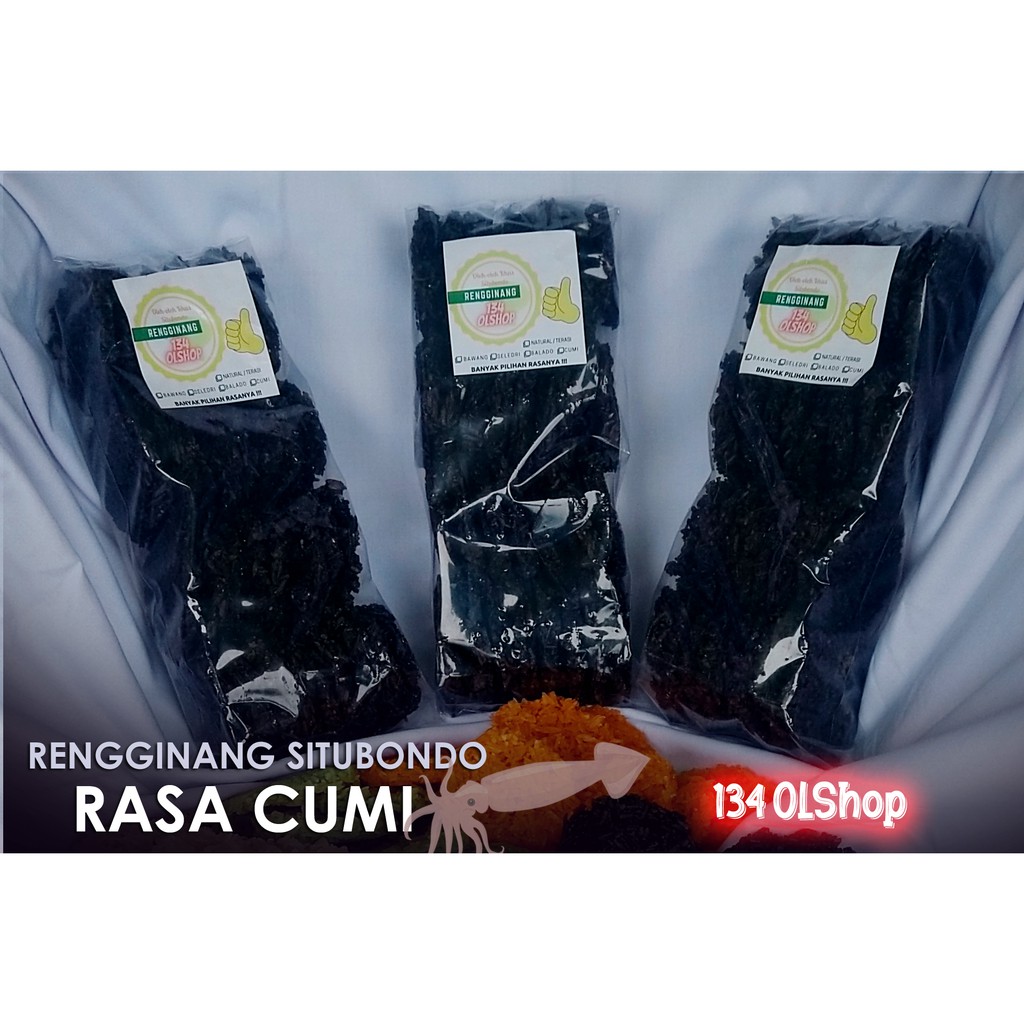 

Rengginang Mentah Rasa Cumi Kemasan 500gr asli khas situbondo