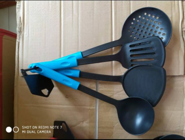 Spatula Set 4 Pcs - Sutil - Centong - Sendok Masak - Turner