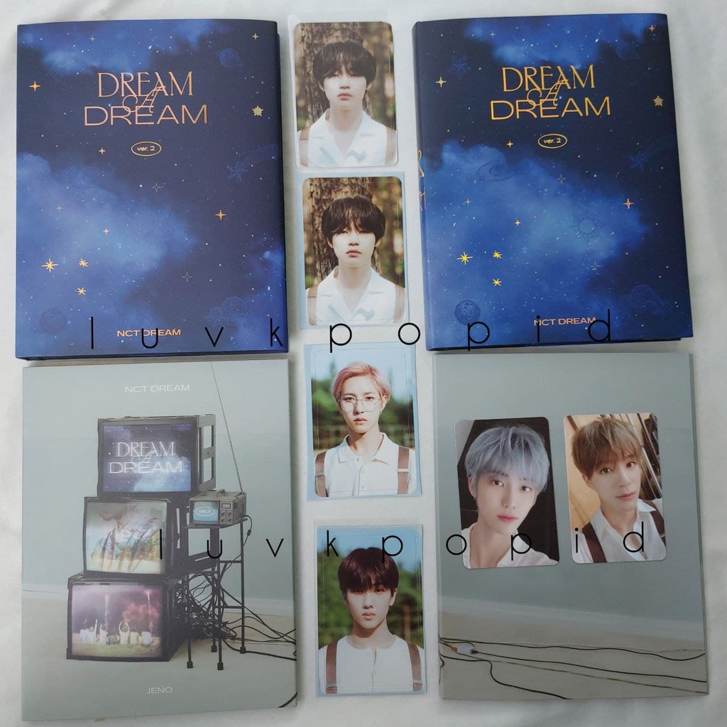 NCT Dream Photobook DREAM A DREAM Versi 2 dan 1 JENO JAEMIN RENJUN CHENLE JISUNG Sharing PB DAD Posc