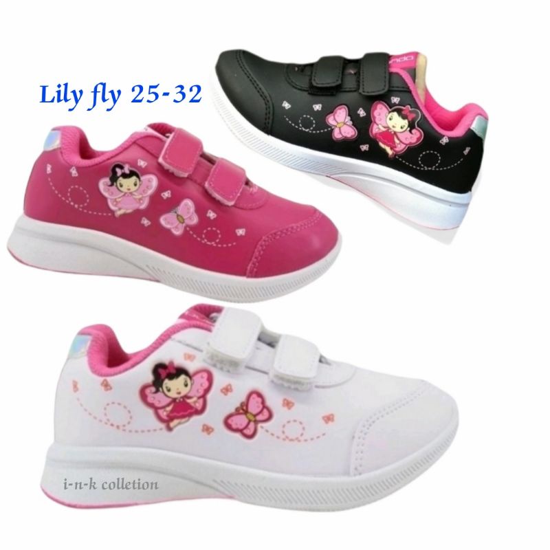 Sepatu sekolah anak perempuan ando lily ply   paud tk empuk