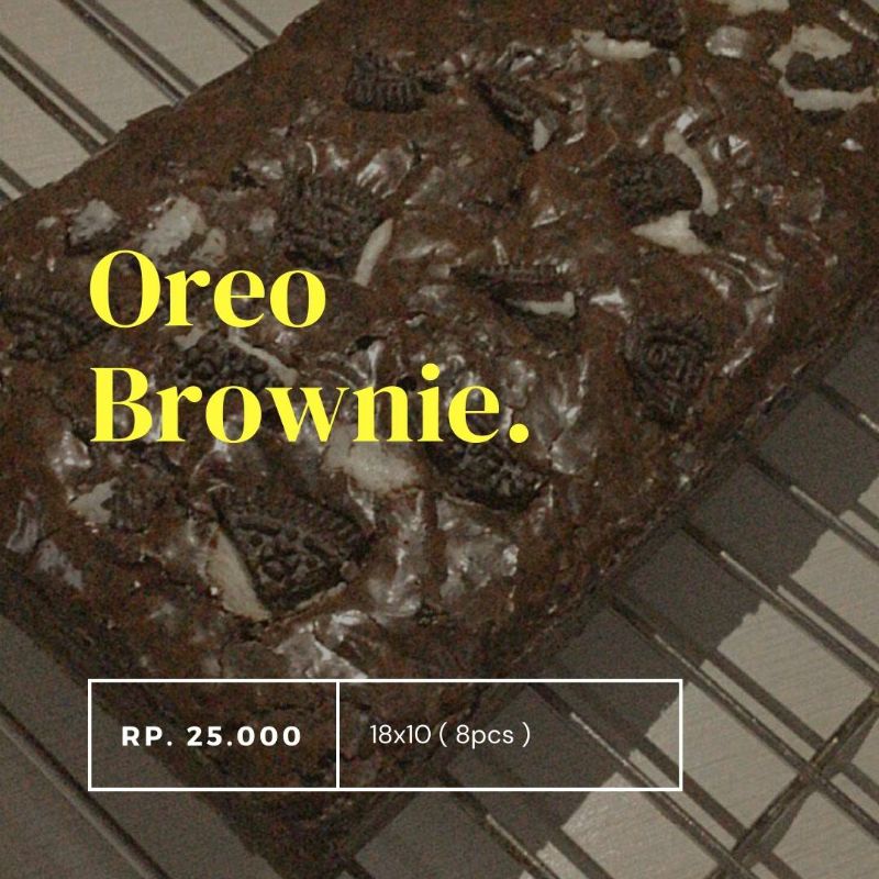 

Oreo Brownie Brownies Sekat Bandung