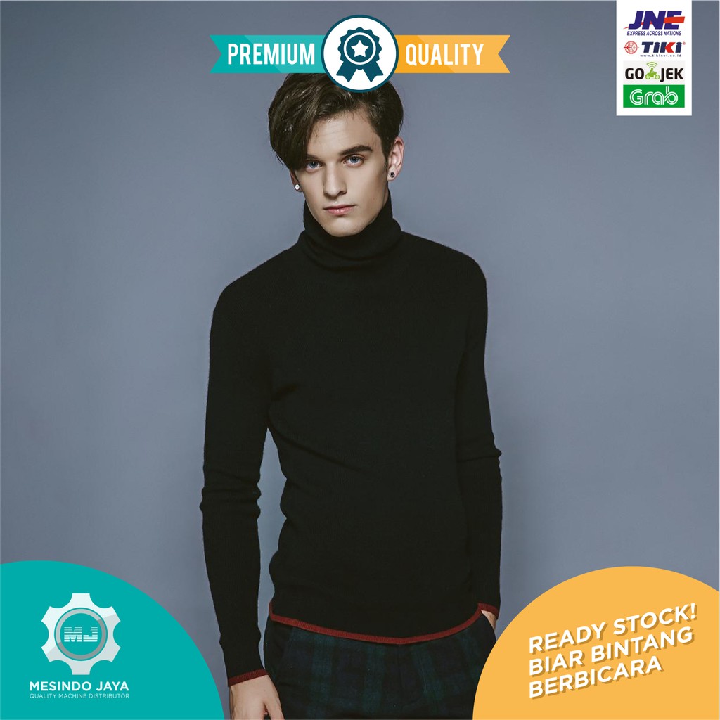 TURTLENECK PRIA / COWOK TANGAN PANJANG BAJU KAOS LEHER ...