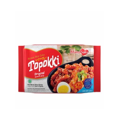 

Mamasuka Topokki Korean Rice Cake Original 130gr