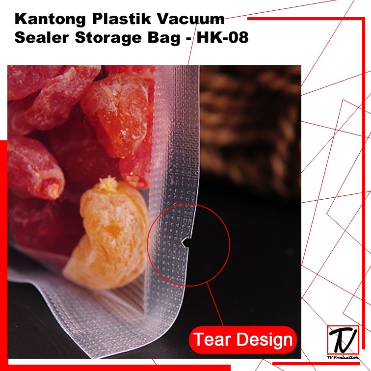 Kantong Plastik Vacuum Sealer Storage Bag  100PCS