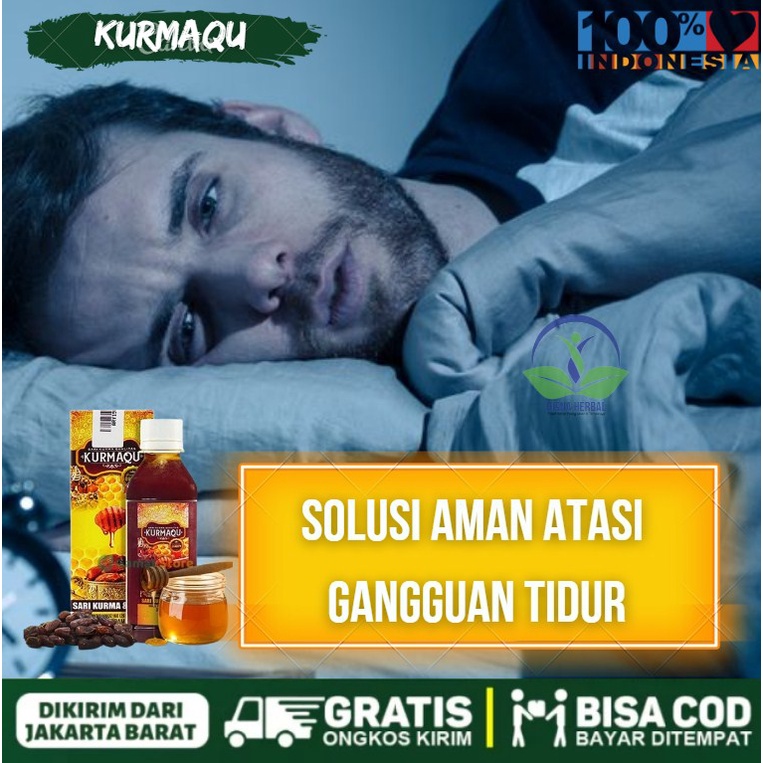 Madu KurmaQu NON Deep Sleep Insomnia - Obat Insomnia Paling Alami - Insomnia Susah Tidur Malam - Sus