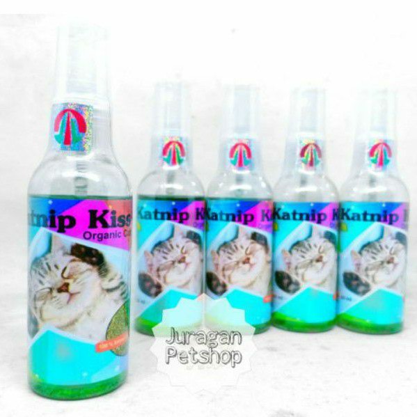 KATNIP KISS 60ML | Spray Catnip Asli | Natural Catnip Kucing