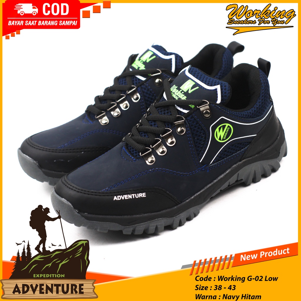 Working Sneakers For You Sepatu Bikers G-02 Size 38-43