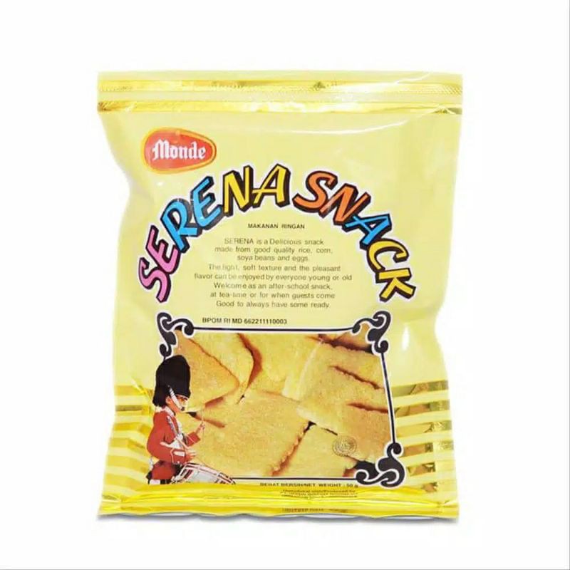 

MONDE Serena Snack Biskuit Gold Spicy 45 gram - Cemilan