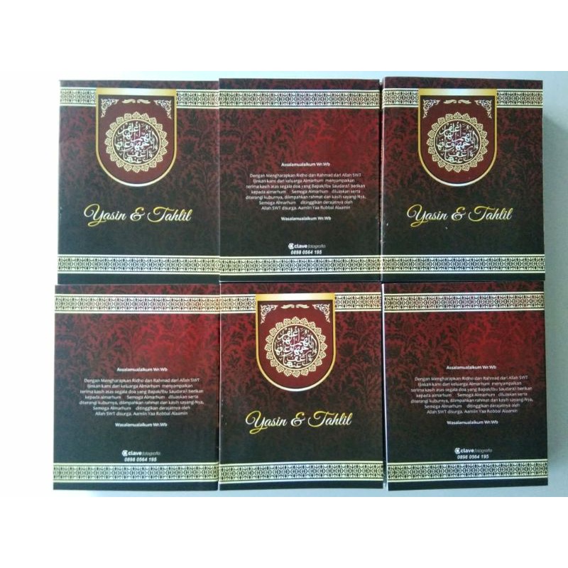 

buku yasin custom