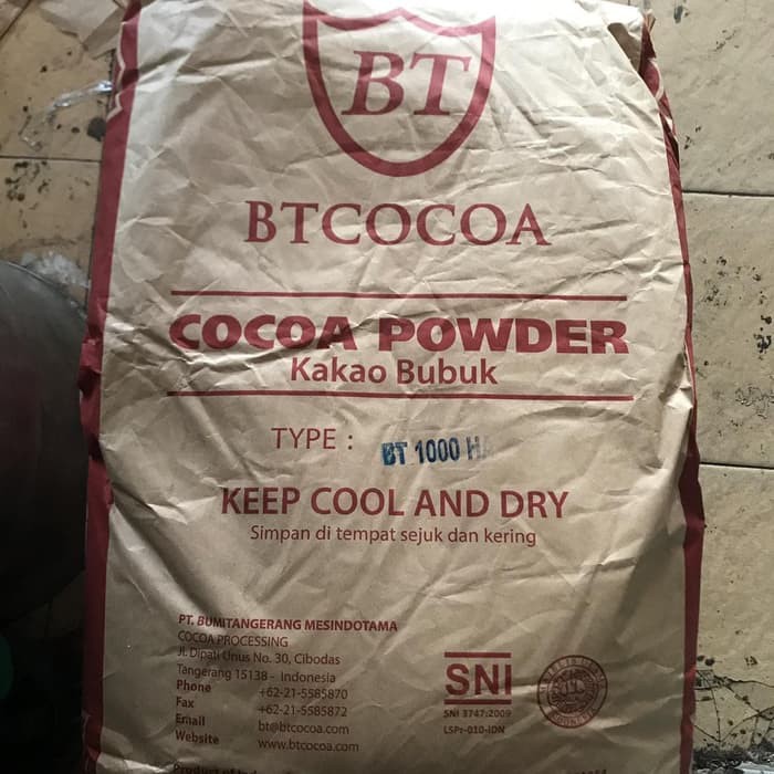 BT Cocoa Powder - Cokelat Bubuk Powder 25kg - Gosend/Grab Only!!!