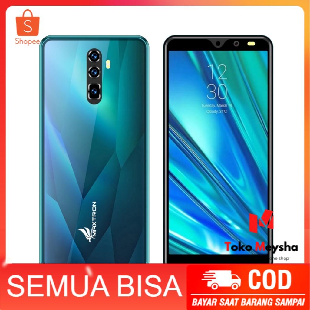 (3GB RAM) MAXTRON S8 2020 4G - HP ANDROID 6" RAM 3GB/16GB - SMARTPHONE - HP MAXTRON