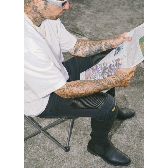 Fause zipper leather biker ORIGINAL 100% | celana jeans fause ltd