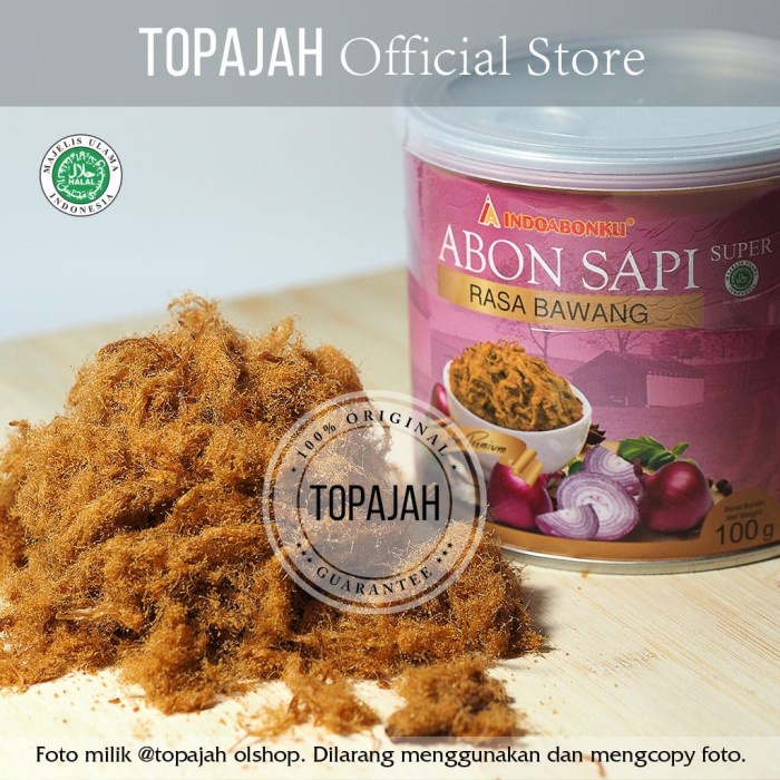 

10cscss Abon Sapi Super Bawang Merah Goreng “ Indoabonku “ 100Gr Halal Dscscv