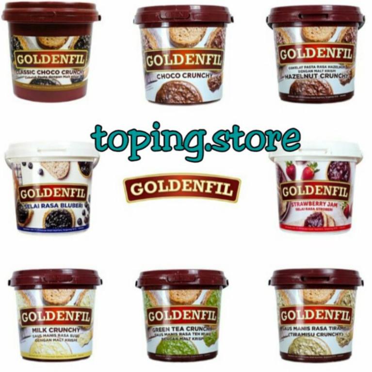

TERLARIS LENGKAP!!!GOLDENFILL/SELAI/OLES ROTI/CRUNCHY/JAM All varian REPACK 250gr terbaru