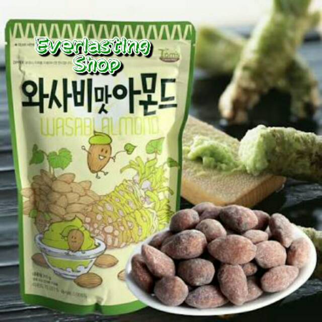 

Tom's Wasabi Almond Farm 1982 ( Toms Almonds ) Original Korean Snack