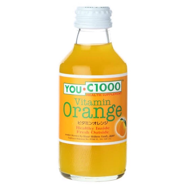 YOU C 1000 orange 1 dus isi 30 botol / perkarton