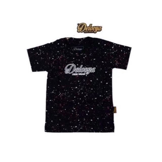 Kaos Anak Premium Delovya Hitam