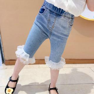 Celana Panjang Jeans Anak Perempuan Bahan Mesh Untuk Musim Celana Panjang Jeans Anak Perempuan Bahan Mesh Untuk Musim