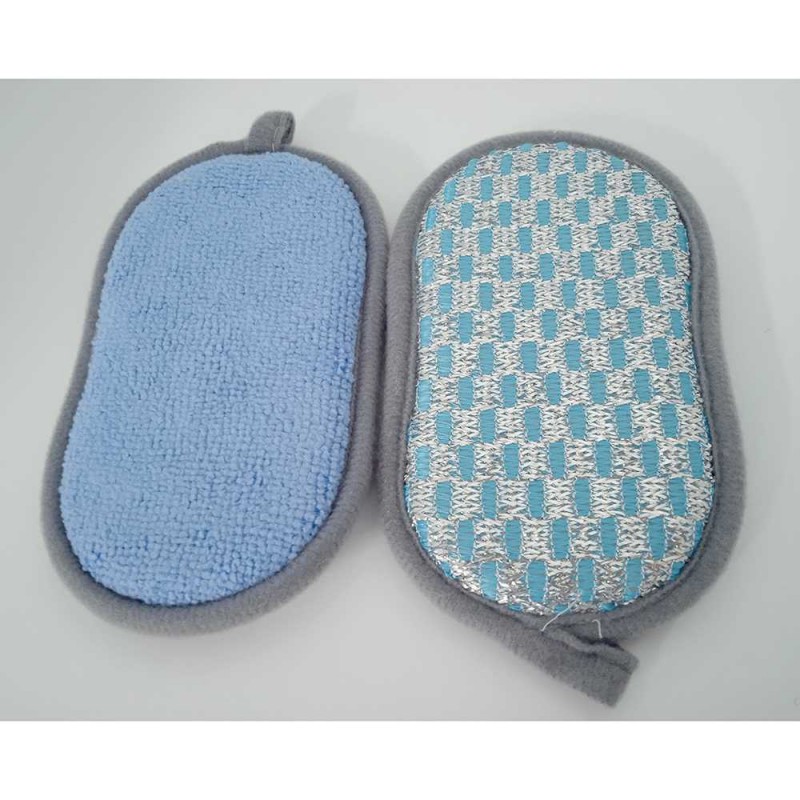 Kain Lap Dapur Microfiber 2 Sisi Serbaguna Cleaning Magic Sponge