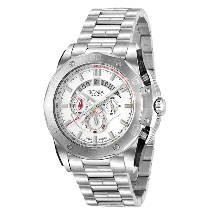 Jam Tangan Bonia B829-1312C Jam Tangan Pria - Stainless Steel - Silver