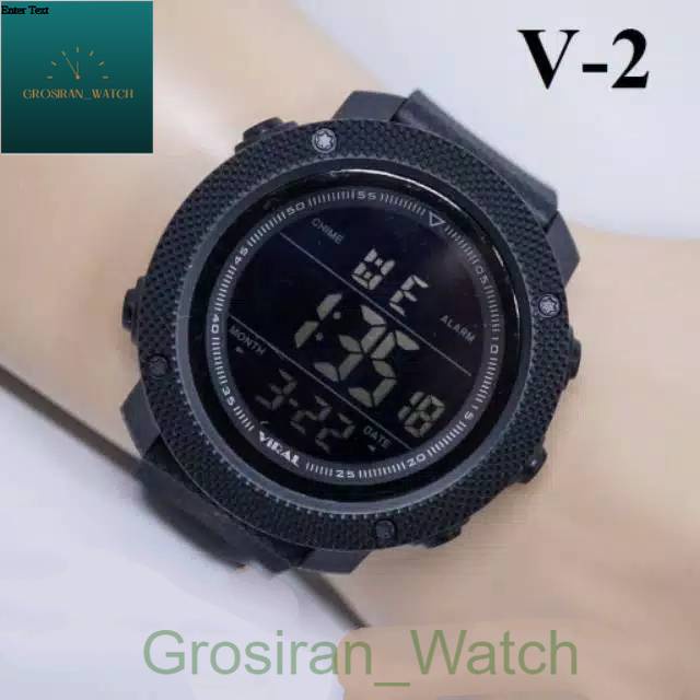 ( Bayar tujuan ) Jam Tangan Pria Sport Anti Air Viral Digital V Series [G_W]