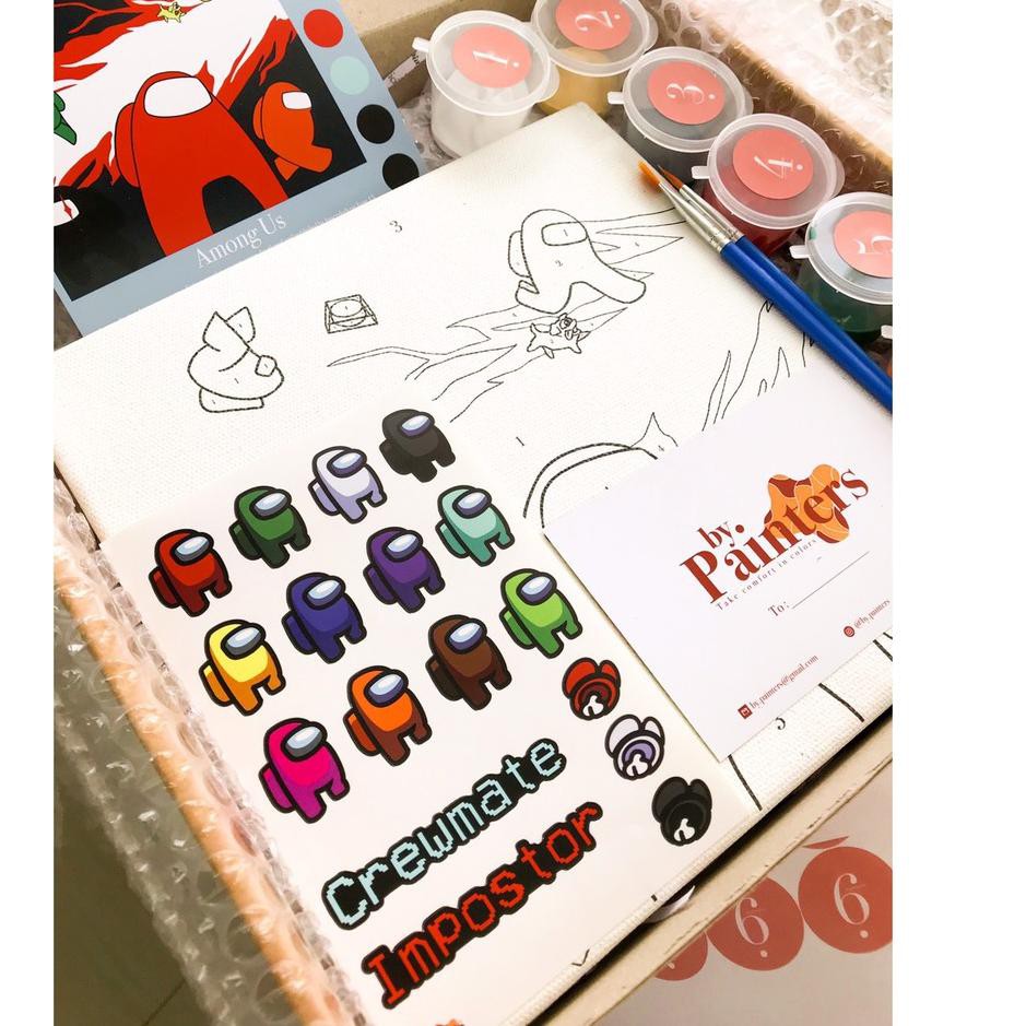 

Best Produk ☁ Paint By Number [AMONG US] | ByPainters | 20x20cm Canvas | 7 Colours (Dijual ) ❉