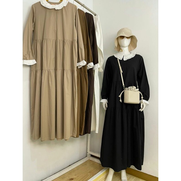 "MAZAYA" dress// long dress// gamis polos